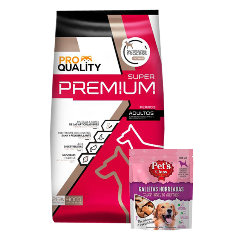 PRO QUALITY SUPER PREMIUM mordida pequeña x 20 KG