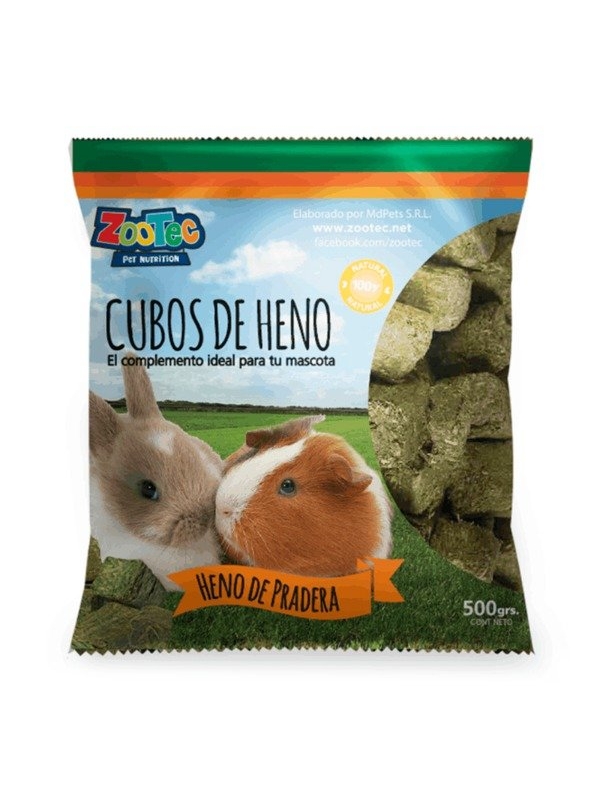 CUBOS DE HENO X 500 GMS ROEDORES