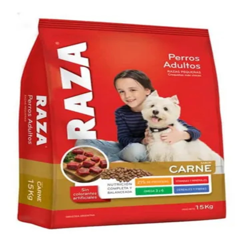 RAZA PERROS ADULTOS RAZAS PEQUEÑAS CARNE 15 KG