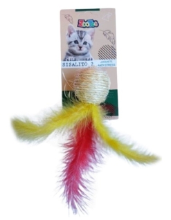 JUGUETE INTERACTIVO P/ GATO RASCADOR SISALITO ZOOTEC