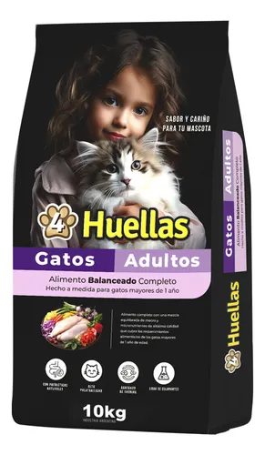 4 HUELLAS GATO - 10 KG