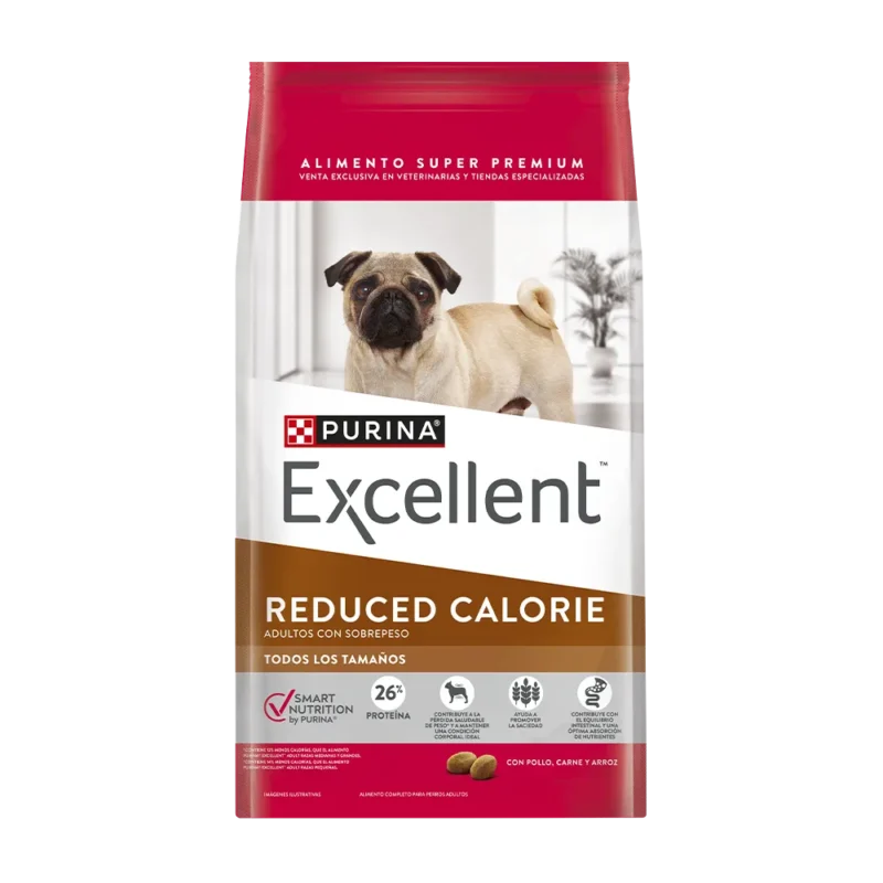 EXCELLENT REDUCIDO EN CALORIAS POLLO Y ARROZ - 15KG