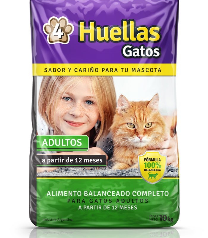 4 HUELLAS GATO - 10 KG
