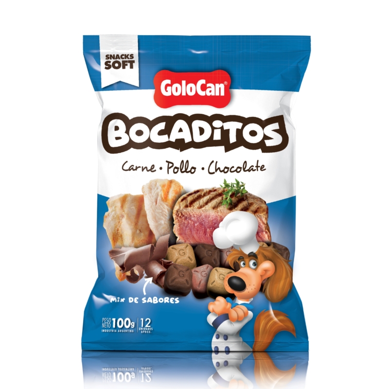 Bocaditos Carne Pollo y Chocolate 100 g