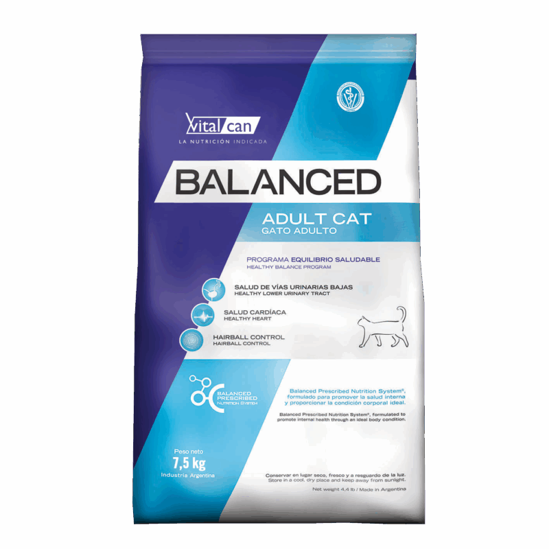 Vitalcan Balanced Gato Adulto 7.5 kg