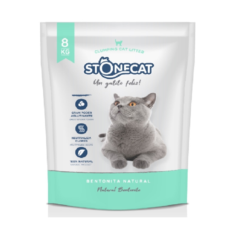 STONECAT PIEDRAS SANITARIAS AGLOMERANTES X 8 KG