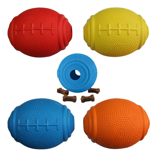 Pelota Rugby Para Snacks, Caucho Natural