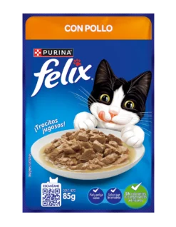 Pouch Felix Classic Pollo x 85 Grs