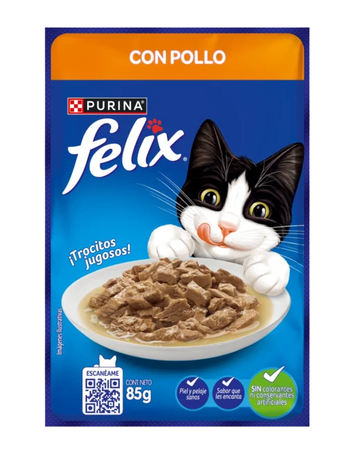 Pouch Felix Classic Pollo x 85 Grs