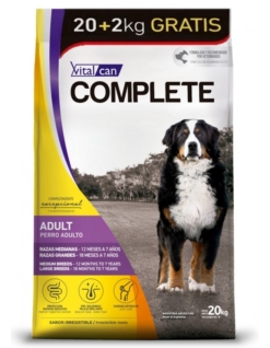 Vital Complete Adulto 20kg + 2 REGALO