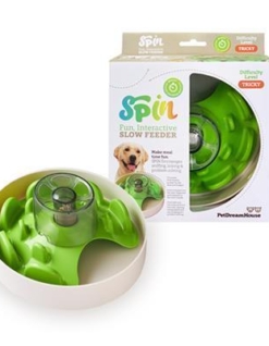 SPIN COMEDERO INTERACTIVO OVNI VERDE