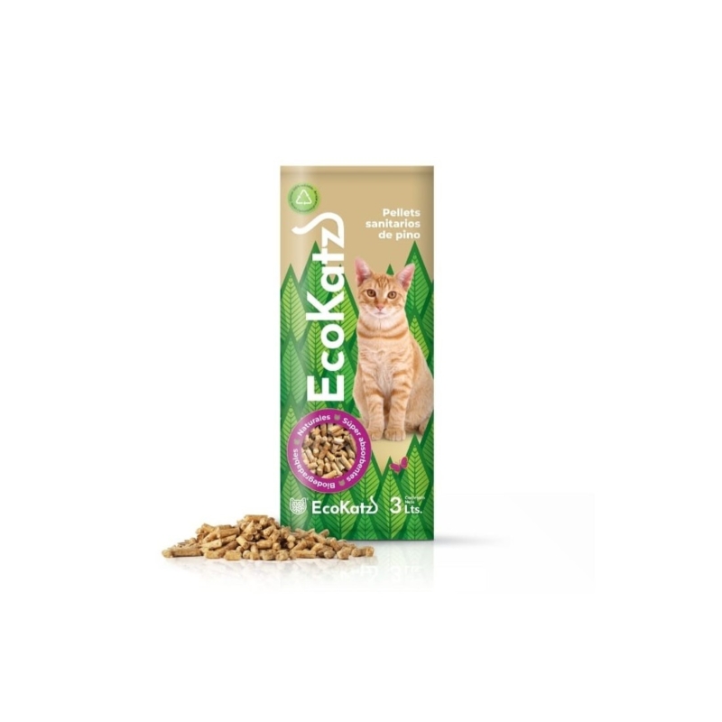 PELLET MADERA ECOKATZ X 4,2 KG