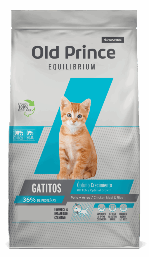 OLD PRINCE EQUILIBRIUM GATiTO CACHORRO X 3 KG