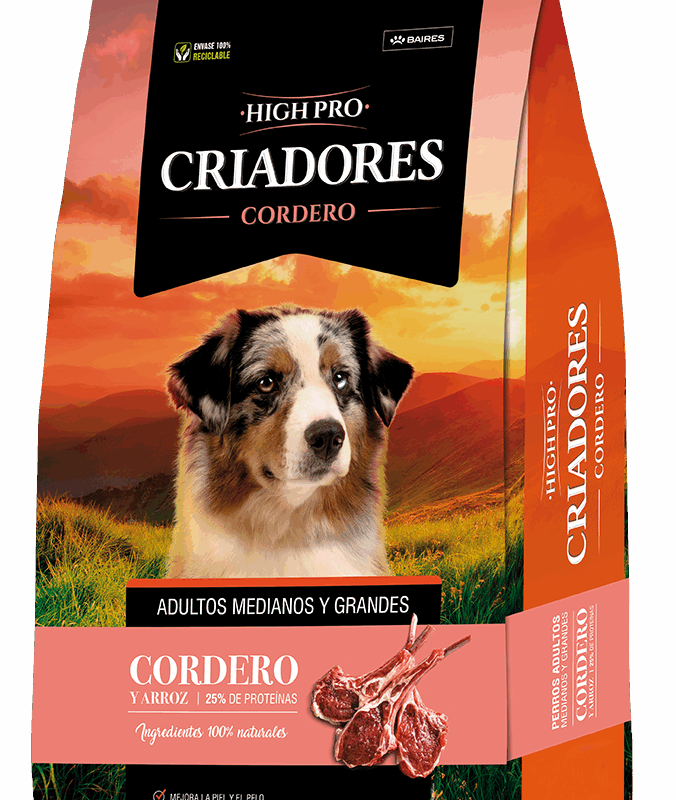HIGH PRO CRIADORES CORDERO ADULTO X 20 KG