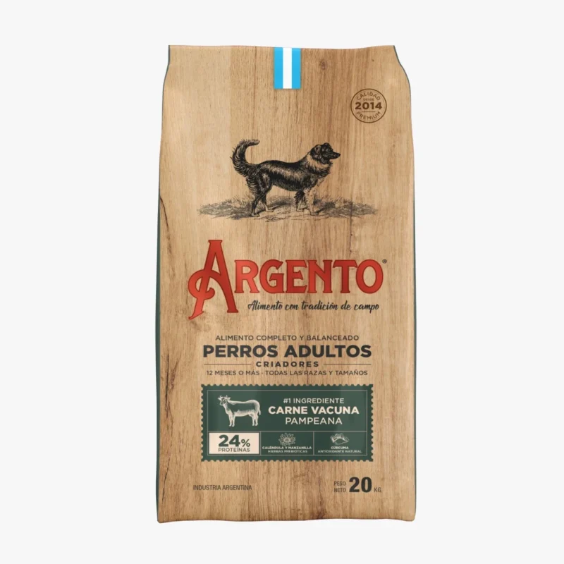 ARGENTO perro adulto 24% PROTEINAS X 20 KG