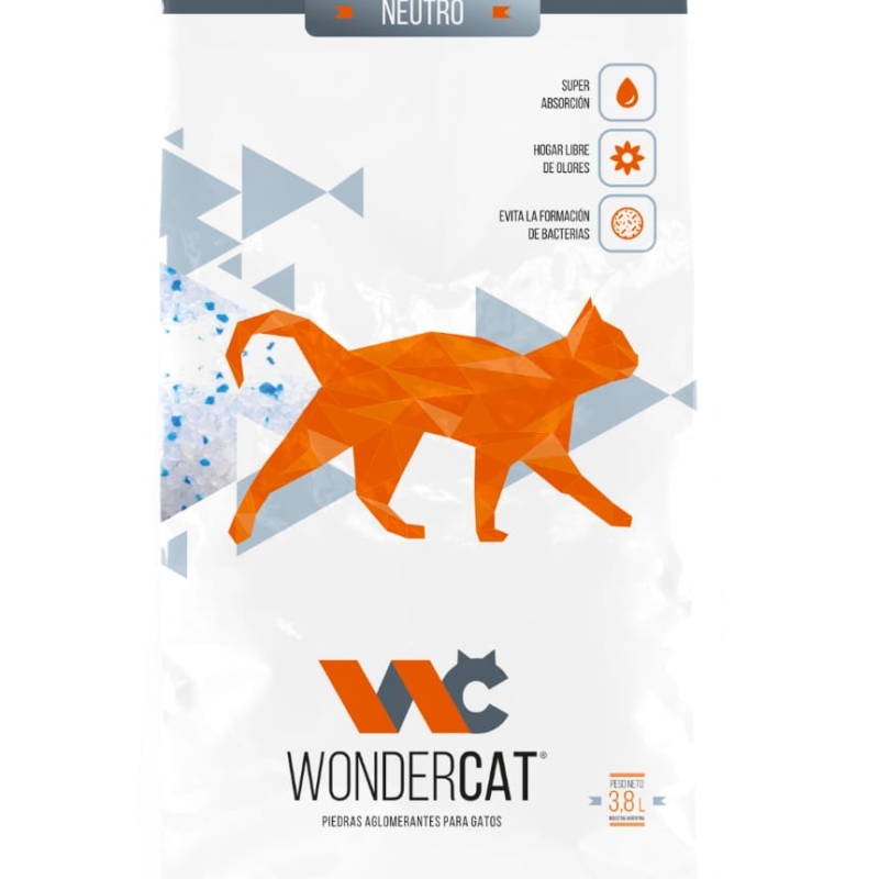 SILICA GEL WONDER CAT NEUTRO x 3,8 LT
