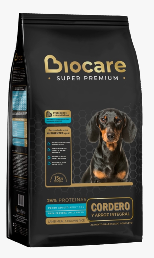 BIOCARE PERRO ADULTO PEQUEÑO SUPER PREMIUM x 15 kg