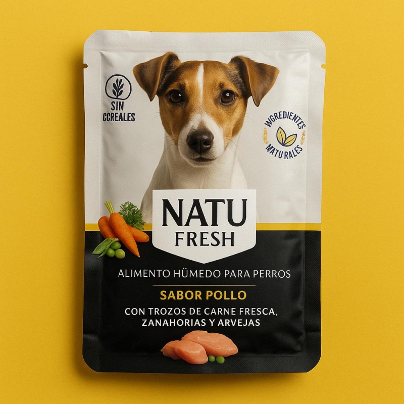 POUCH NATU FRESH PERRO X 85 GS