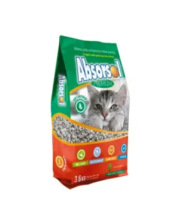 SANITARIO PARA GATO ABSORSOL PREMIUM X 3,6 KG
