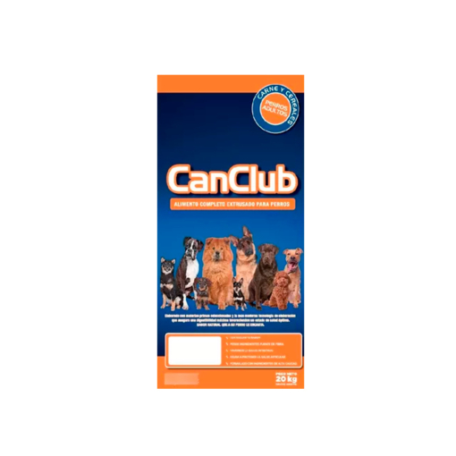 CANCLUB PERRO ADULTO x 20 KG