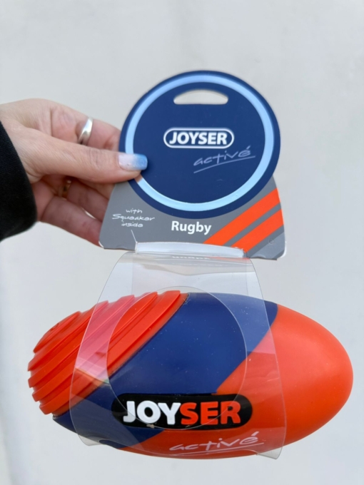 JOYSER PELOTA RUGBY CON CHIFLE NARANJA - Imagen 3