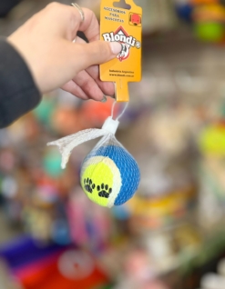 PELOTA TENIS PARA PERRO 6,3CM