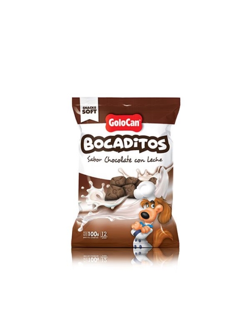 BOCADITOS CARNE POLLO Y CHOCOLATE 100 GRS- GOLOCAN