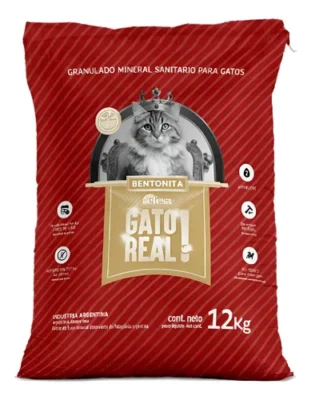 BENTONITA AGLUTINANTE GATO REAL X 12 KG NEUTRA