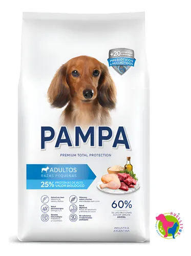 PAMPA PERRO ADULTO PEQUEÑO x 15 KG