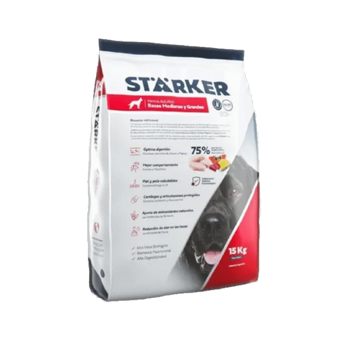 STARKER PERRO ADULTO PREMIUM SIN SOJA x 15 KG