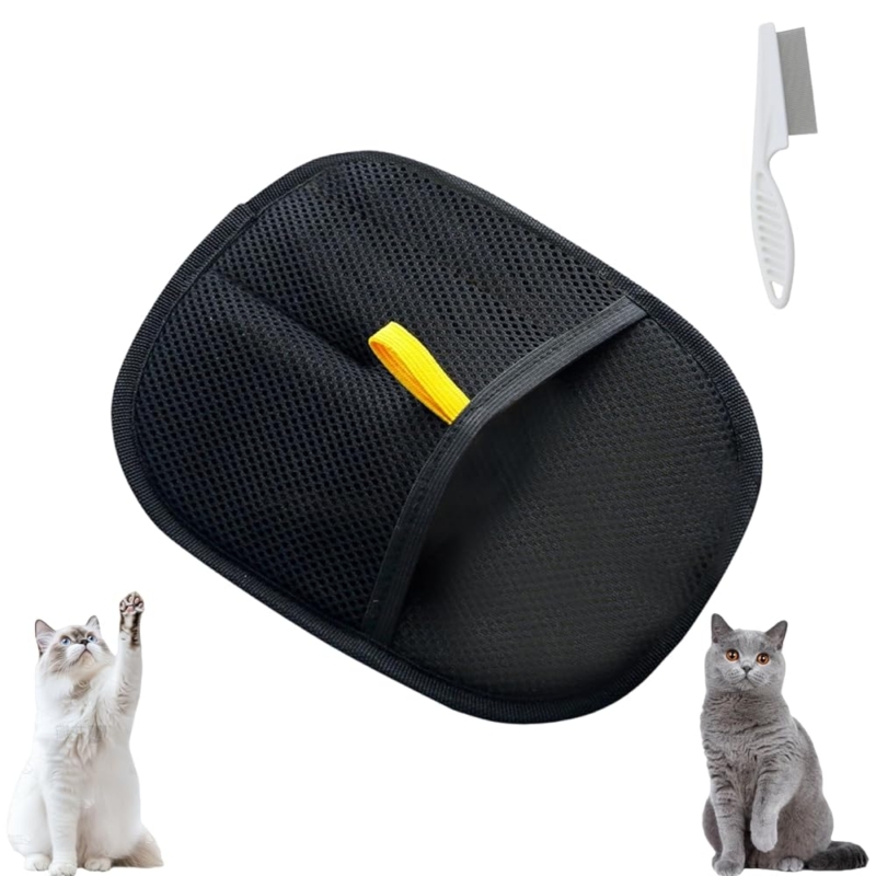 MANOPLA SACA PELOS GRIS