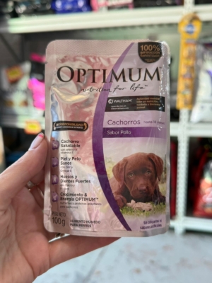 OPTIMUM POUCH DOG WET PUPPY 100G