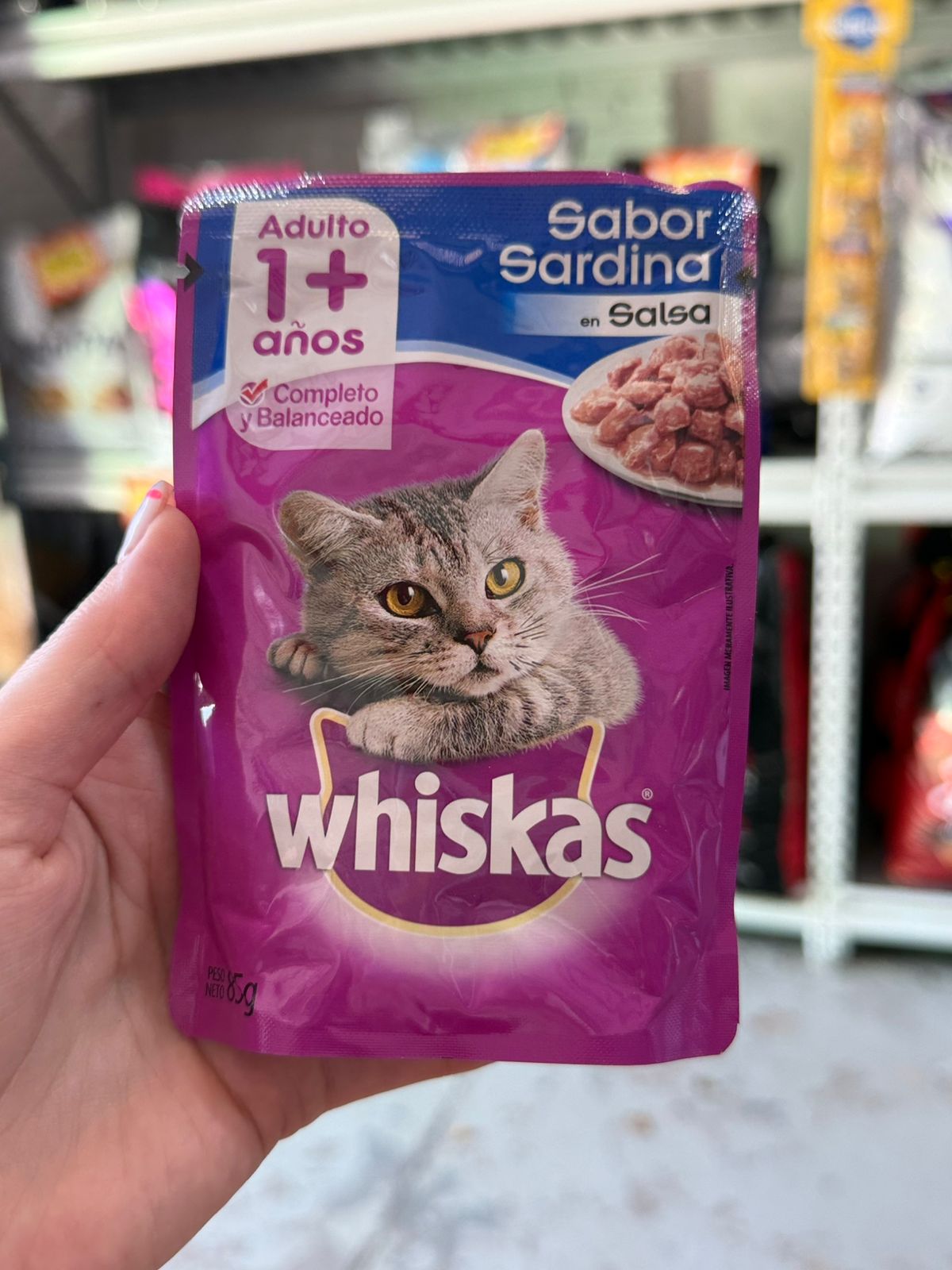 POUCH WHISKAS SARDINA X UNI
