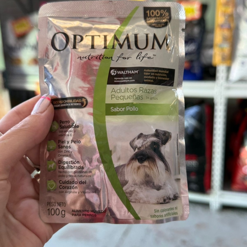 OPTIMUM POUCH DOG WET SB 100G