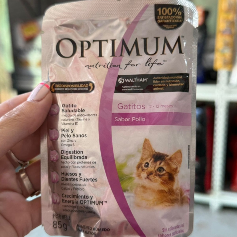 OPTIMUM POUCH CAT WET KITTEN 85G