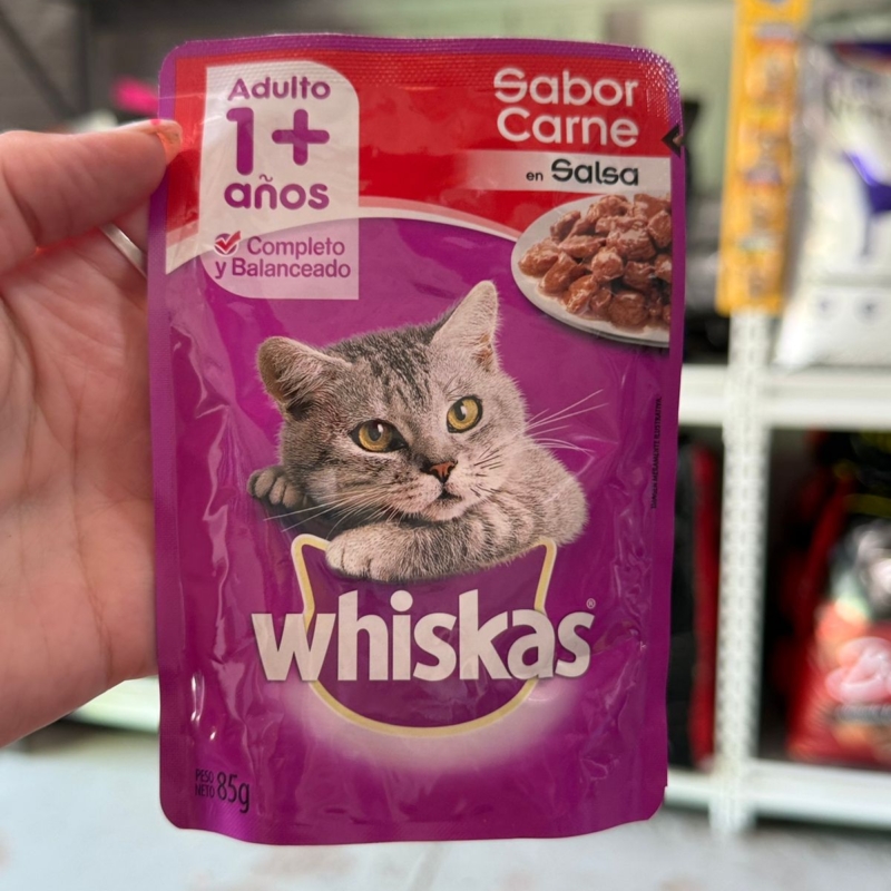 POUCH WHISKAS CARNE X UNI