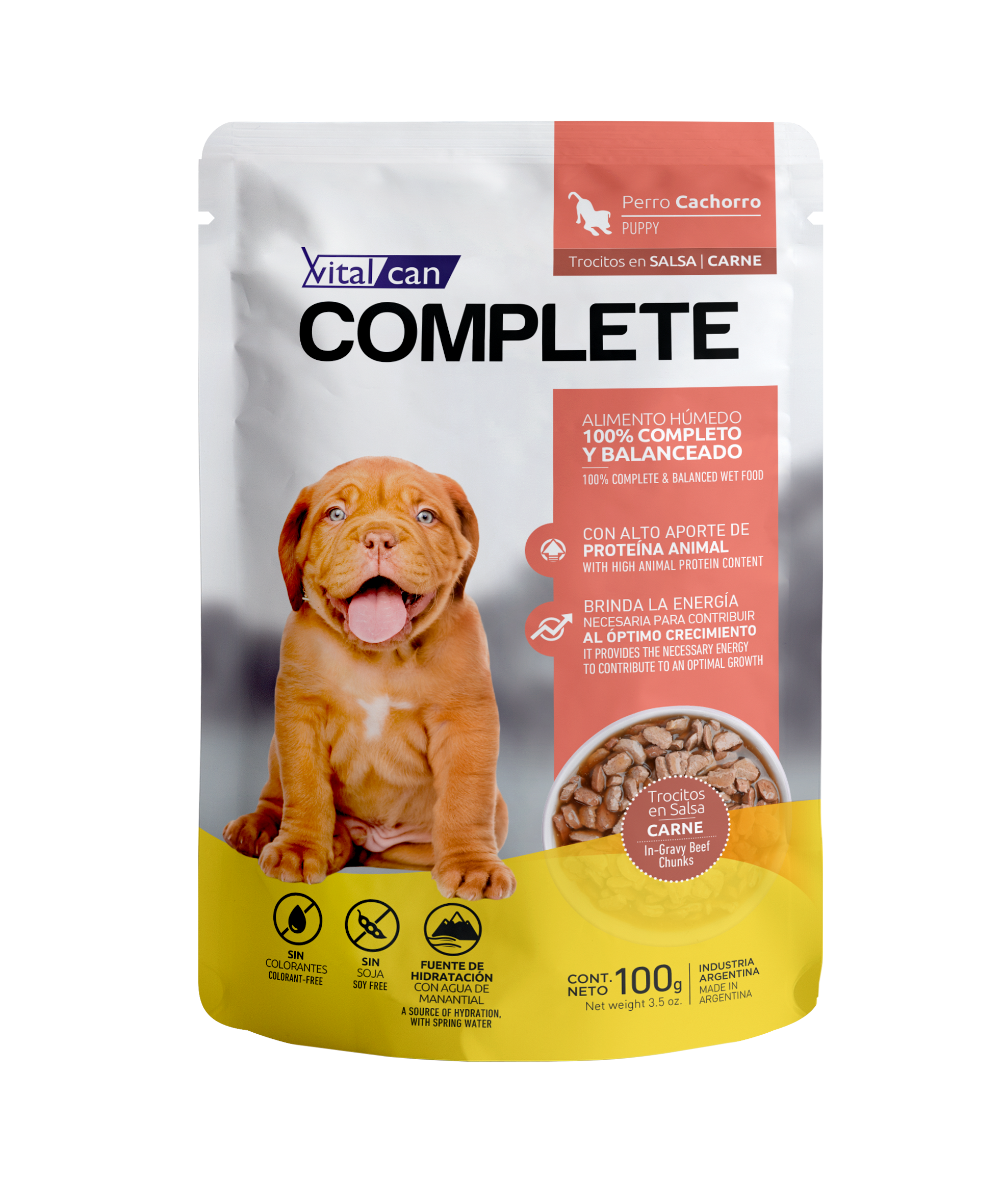 POUCH VITAL COMPLETE PERRO CACHORRO x UN