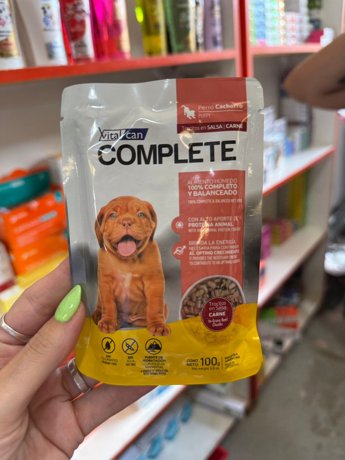 POUCH COMPLETE PERRO CACHORRO X UNIDAD