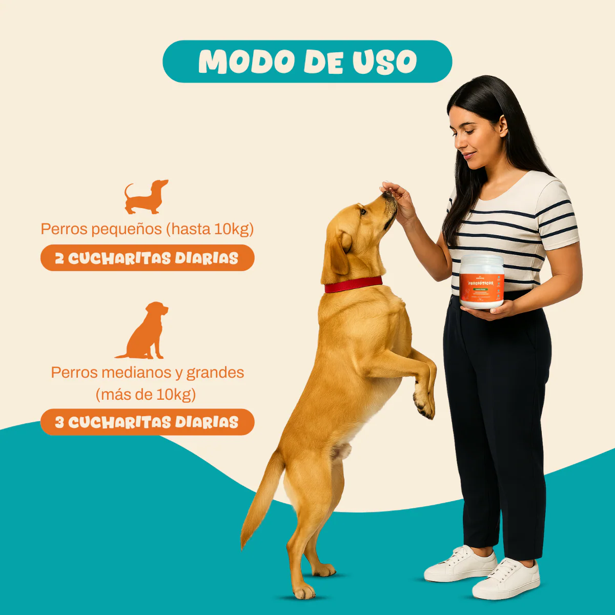 PROBIOTICOS PARA PERROS RUFFITOS x 240 GS - Imagen 3