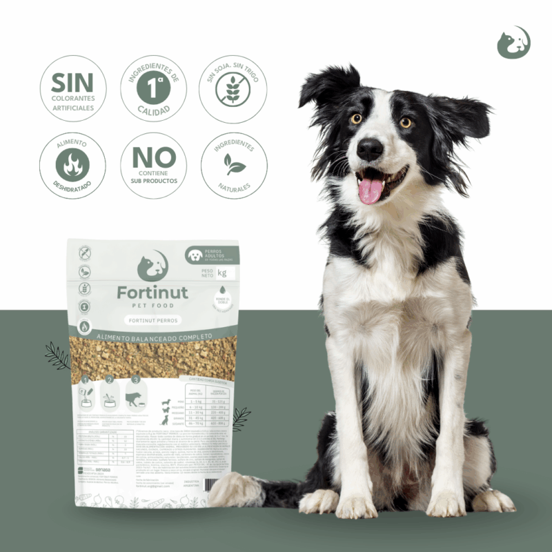 FORTINUT ALIMENTO DESHIRATADO NATURAL PARA PERRO x 2 KG