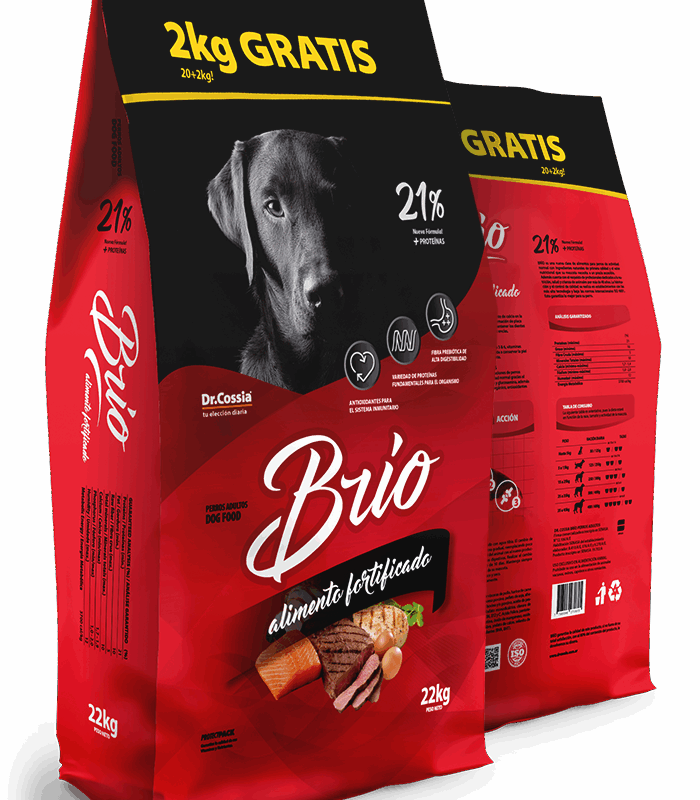 BRIO PERRO ADULTO x 20 KG + 2 KG RATIS