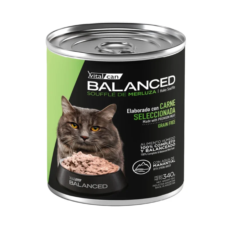 BALANCED SOUFFLE GATO MERLUZA X 340 GS