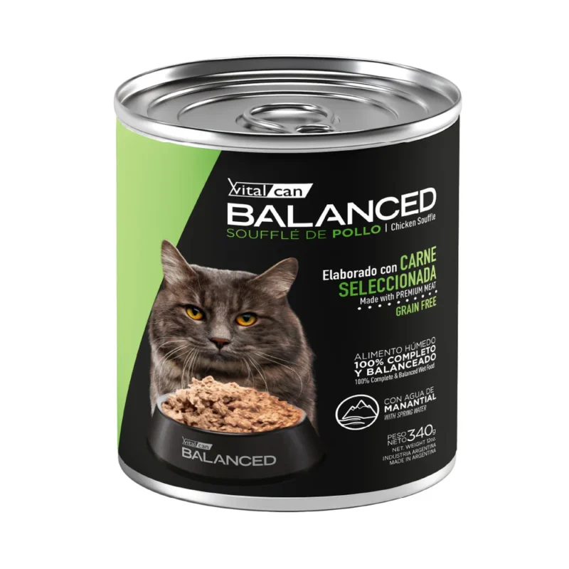 BALANCED SOUFFLE GATO SENIOR POLLO X 340 GS