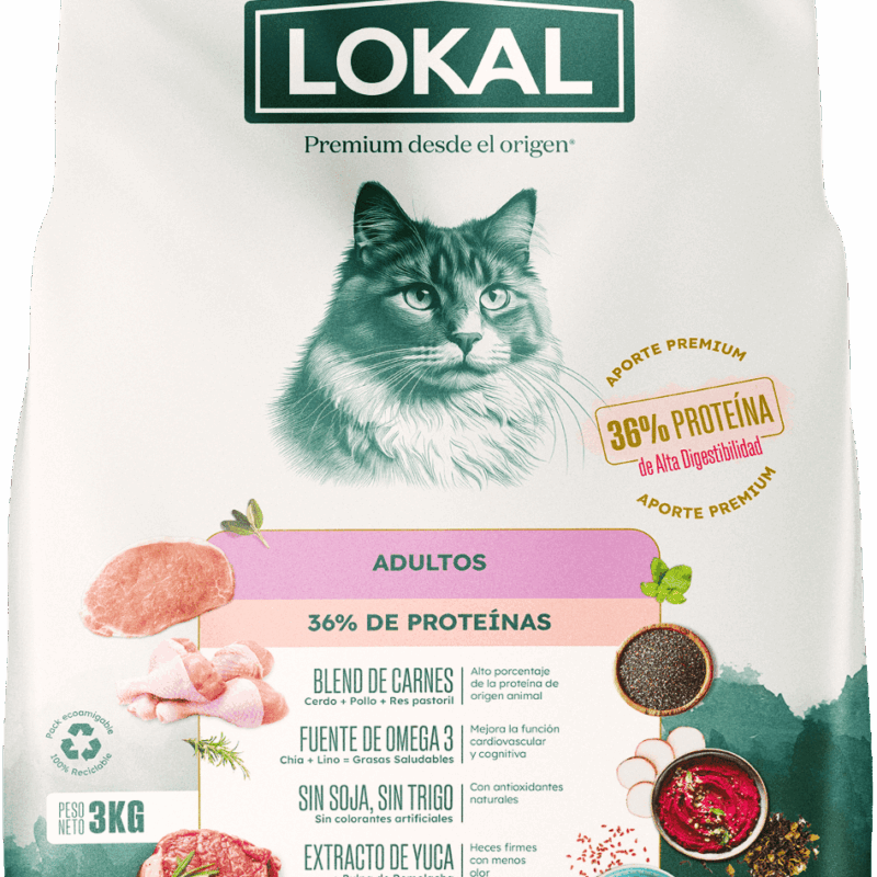 LOKAL GATO ADULTO x 7,5 KG