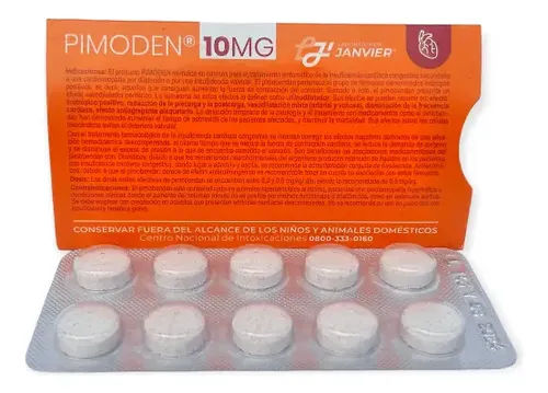 PIMODEN 10 MG BLISTER X 10 COMP