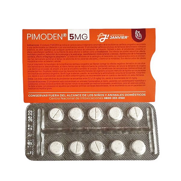 PIMODEN 5 MG X 10 COMP