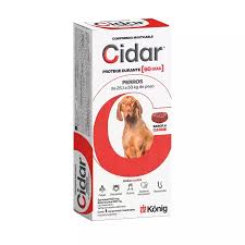 CIDAR GATO 25,1 A 50 KG COMPRIMIDOS ANTIPULGAS PALATABLES 60 DIAS DURACION