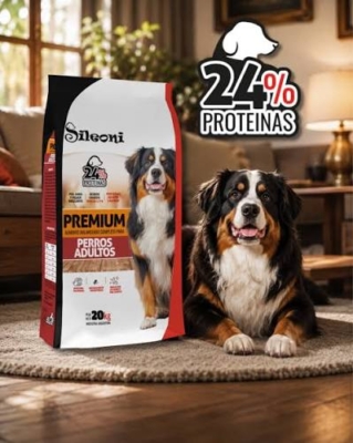 SILEONI PERRO ADULTO x 20 KG (24% PROT)