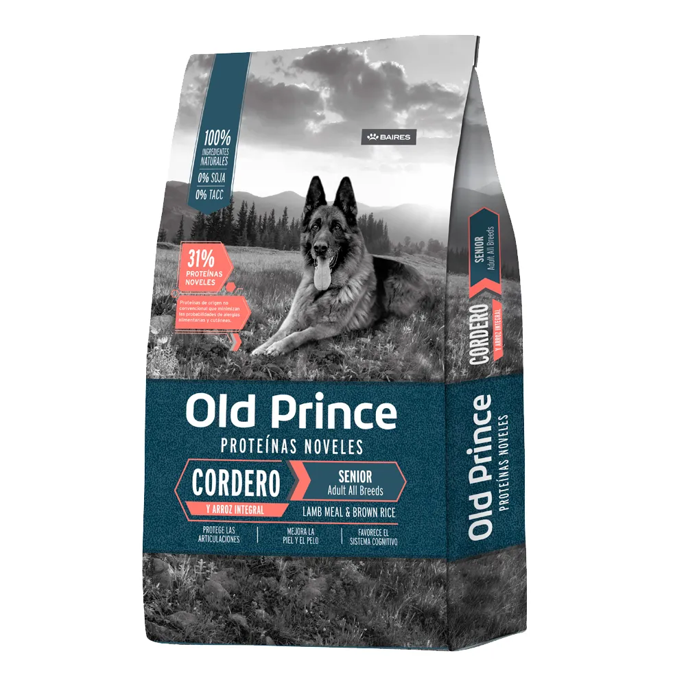 OLD PRINCE NOVEL CORDERO SENIOR X 3 KG