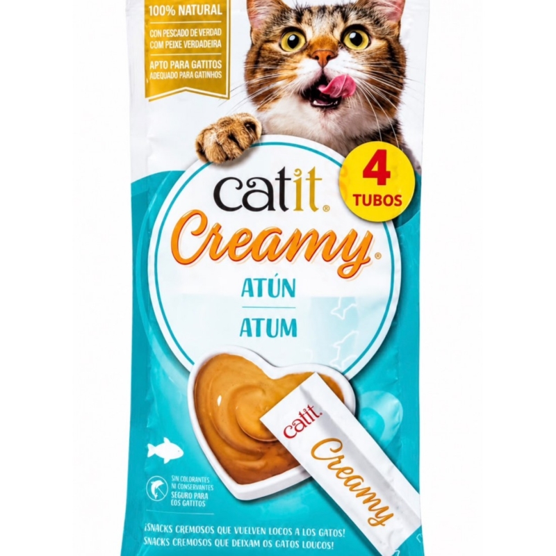 CATIT CREAMY ATUN 40 GRS (4 X 10 GS)
